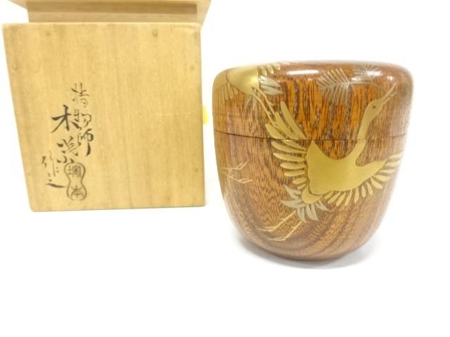 指物師　木浅造　蒔絵　棗【中古】【道】 宗sou