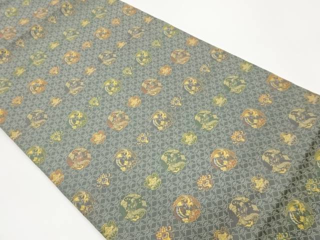 鳳凰に花模様織出し名古屋帯【中古】【着】【名古屋帯】 宗sou 15,408円
