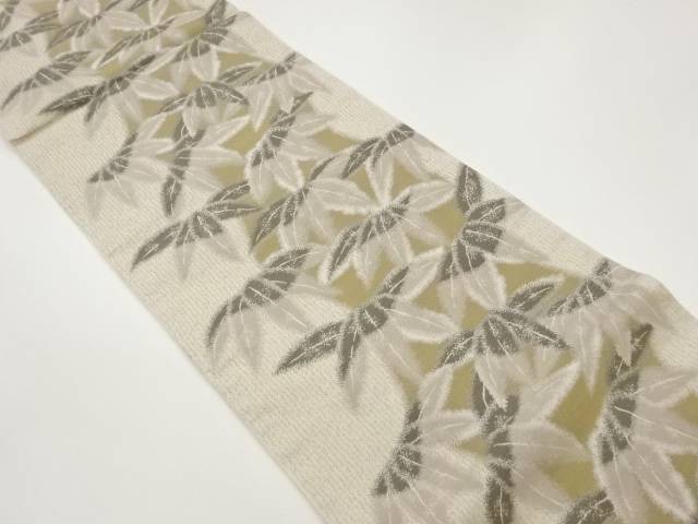 桃山笹尽くし模様織出し袋帯【中古】【着】【袋帯】 宗sou|お茶道具・着物 【宗 sou】