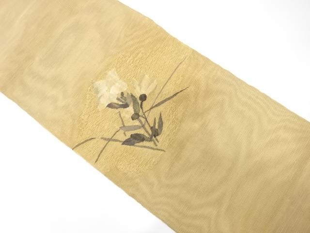 紗　すくい織　草花模様織り出し　名古屋帯【中古】【着】【名古屋帯】 宗sou 4,590円