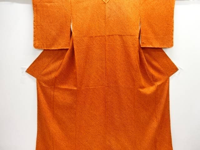 本総絞り小紋着物【中古】【着】【小紋】 宗sou