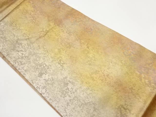 引箔抽象模様名古屋帯【中古】【着】【名古屋帯】 宗sou