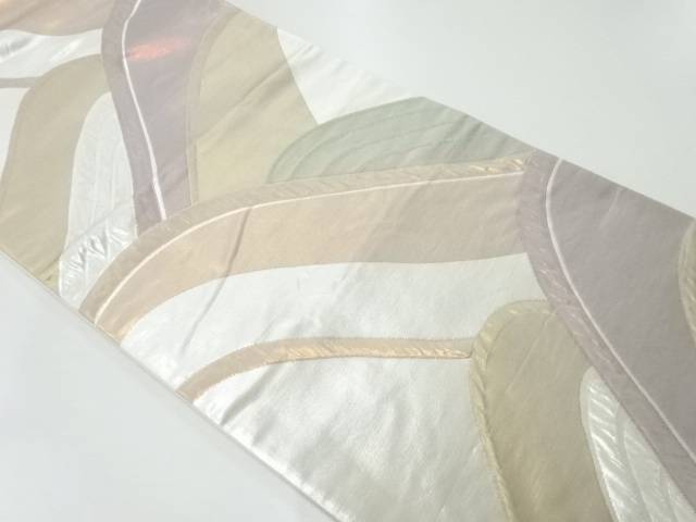 波模様織出し袋帯【リサイクル】【中古】【着】【袋帯】 宗sou