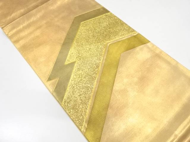 東京ますいわ屋　金彩　幾何学模様刺繍袋帯【中古】【着】【袋帯】 宗sou 4,374円