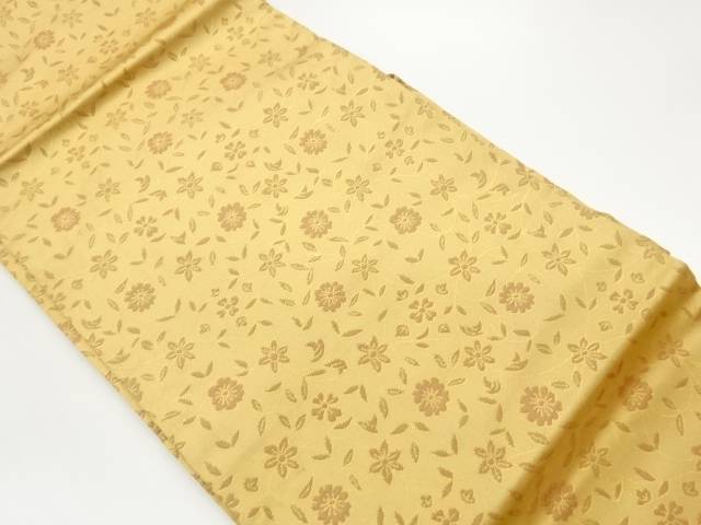 花葉尽くし模様織出し名古屋帯【中古】【着】【名古屋帯】 宗sou