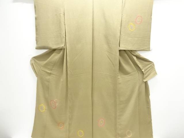 縮緬地 源氏車模様訪問着仮絵羽(八掛付き)【中古】【着】【訪問着・付下げ】 宗sou|お茶道具・着物 【宗 sou】