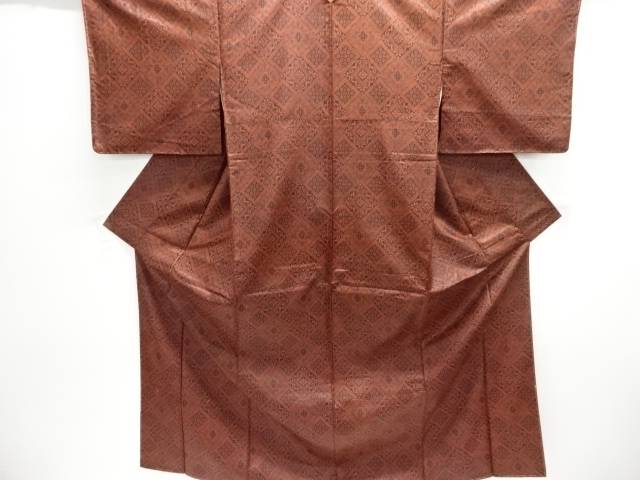 未使用品　菱華紋織出し西陣伝承紬着物【着】【紬・お召し】 宗sou