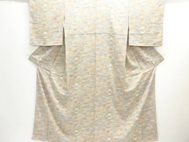 屋根模様小紋着物【中古】【着】【小紋】 宗sou