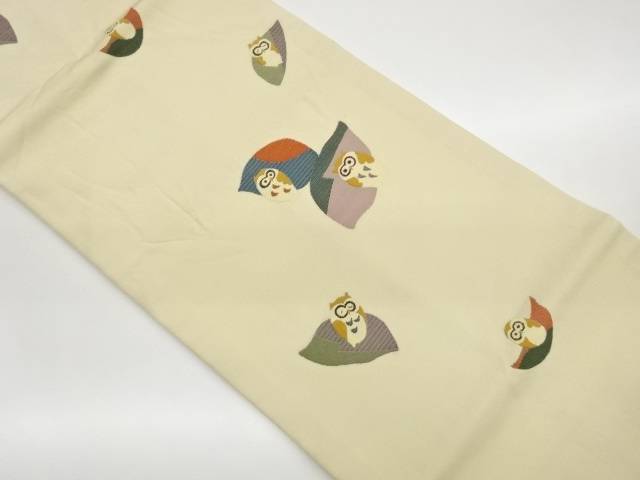 ふくろう模様織出し名古屋帯【中古】【着】【名古屋帯】 宗sou 17,228円