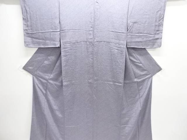 花飾りつけ小紋御召しもの【中古】【着】【小紋】 宗sou