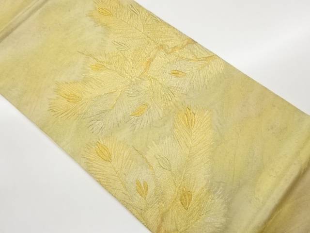 若松模様織出し袋帯【中古】【着】【袋帯】 宗sou