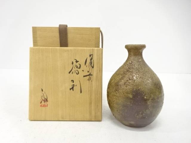 備前焼　高原敏造　徳利【中古】【道】 宗sou