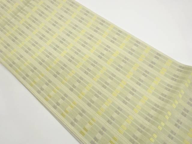 変わり格子模様織出し袋帯【中古】【着】【袋帯】 宗sou|お茶道具・着物 【宗 sou】