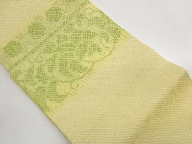 絞り花唐草模様名古屋帯【中古】【着】【名古屋帯】 宗sou