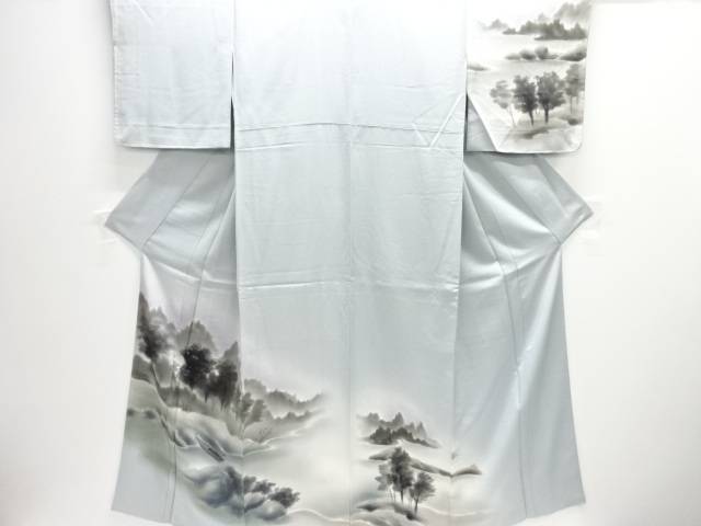 見晴らし飾りつけ一往紋短い訪問着【中古】【着】【短い訪問着・付下げ】 宗sou