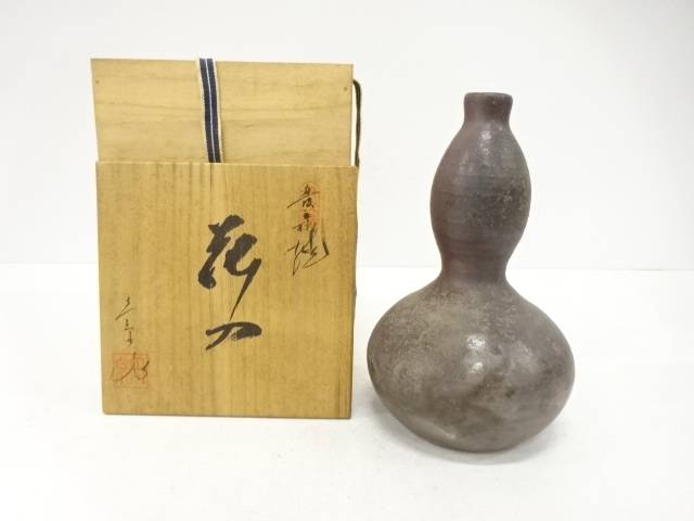 丹波焼 湧き水丹京造 花入【中古】【道】 宗sou