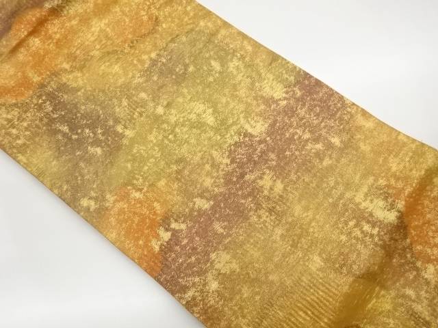 抽象模様織出し名古屋帯【中古】【着】【名古屋帯】 宗sou