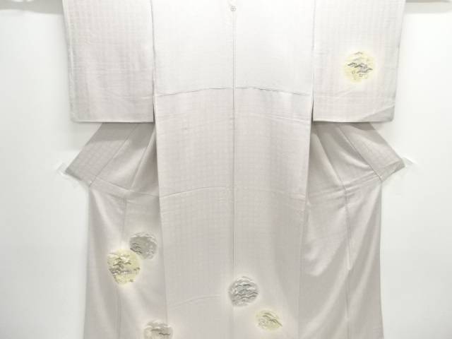 茶屋辻模様刺繍一つ紋訪問着【中古】【着】【訪問着・付下げ】 宗sou