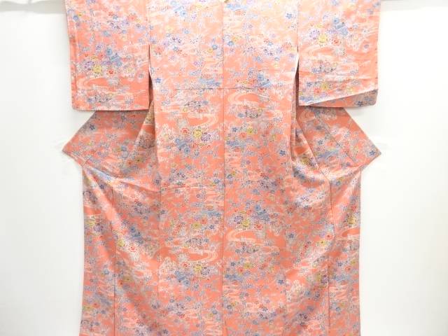 茶屋辻模様小紋着物【中古】【着】【小紋】 宗sou
