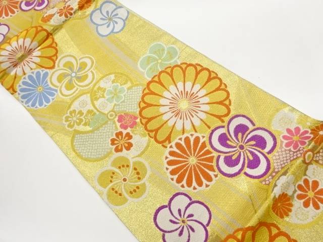 花々模様織出し袋帯【中古】【着】【袋帯】 宗sou｜お茶道具・着物　【宗 sou】 14,118円