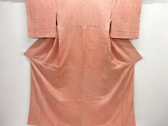本総絞り小紋着物【中古】【着】【小紋】 宗sou