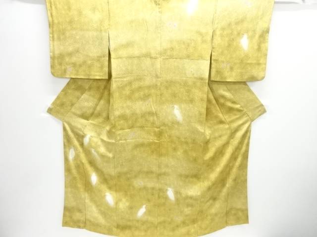 鷺に秋草飾りつけ短い訪問着【中古】【着】【短い訪問着・付下げ】 宗sou