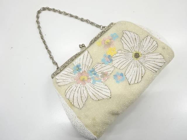 ビーズ　ハンドバッグ【アンティーク】【中古】【着】【その他】 宗sou