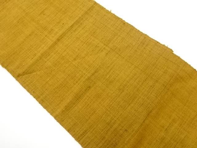 手織り紬無地名古屋帯【中古】【着】【名古屋帯】 宗sou