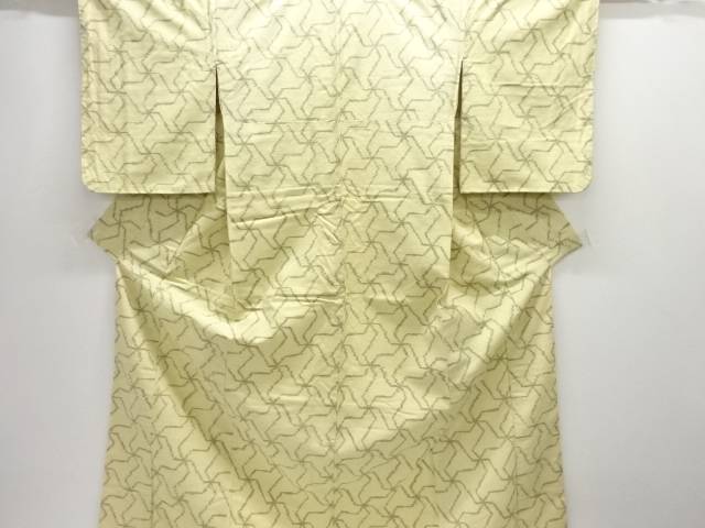 未当てはめる品 抽象化飾りつけ織り出し手織り紬御召しもの【着】【紬・御召しものし】 宗sou