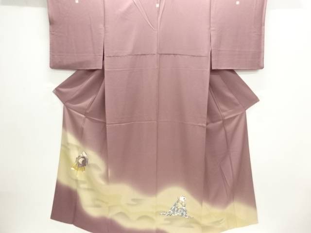 執筆者物 小わっぱ「勧進帳」飾りつけ五つ紋色留袖【中古】【着】【留袖】 宗sou