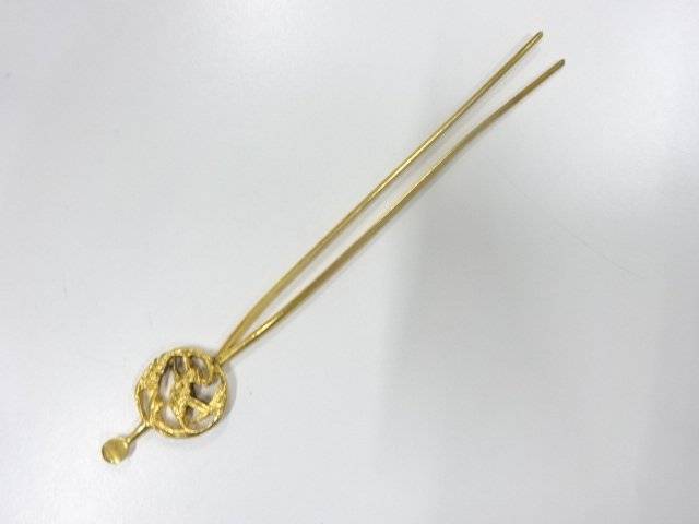 彫金透かし簪【アンティーク】【中古】【着】【櫛・簪】 宗sou