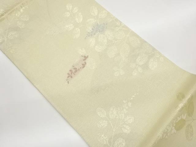 紗 萩飾りつけ織出し袋帯【中古】【着】【袋帯】 宗sou