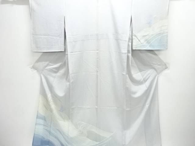 駒絽鳥飾りつけ短い訪問着【中古】【着】【短い訪問着・付下げ】 宗sou