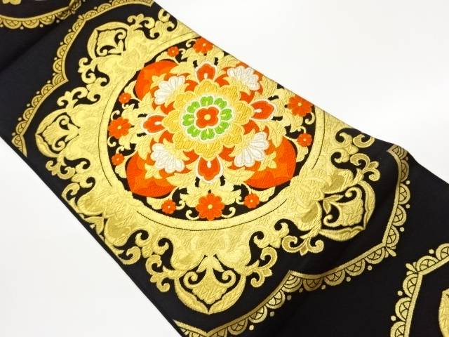 華文飾りつけ織出し袋帯【中古】【着】【袋帯】 宗sou