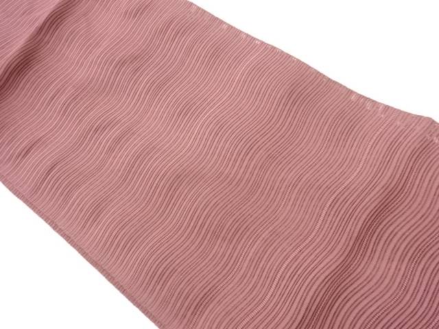 絽綴れよろけ横段飾りつけ織出し名古屋帯【中古】【着】【名古屋帯】 宗sou