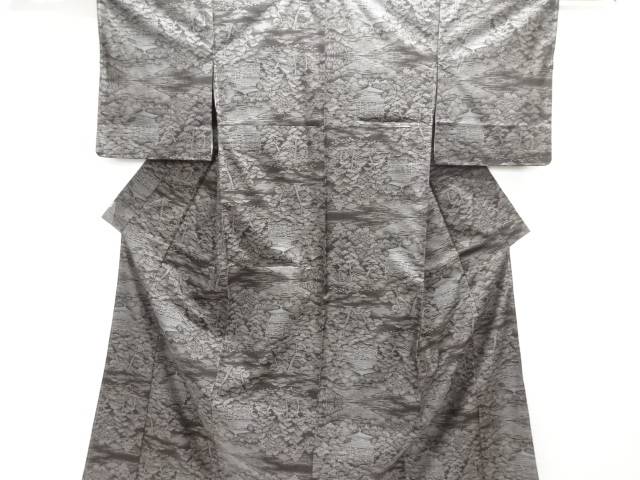 未当て嵌める品 金閣寺飾りつけ織り出し発祥地泥大島紬お召しもの（9マルキ）【着】【紬・お召しものし】 宗sou
