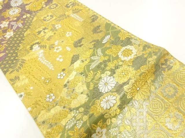 花古典柄織り出し袋帯【中古】【着】【袋帯】 宗sou｜お茶道具・着物　【宗 sou】