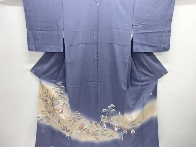 作家物　寿光織時代人物模様一ツ紋色留袖【中古】【着】【留袖】 宗sou｜お茶道具・着物　【宗 sou】