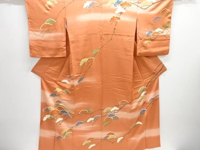 金彩霞に松模様訪問着【中古】【着】【訪問着・付下げ】 宗sou｜お茶道具・着物　【宗 sou】