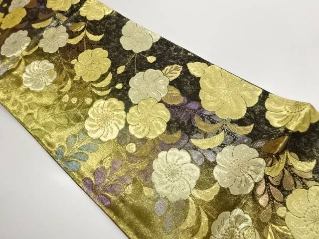 引き箔　辻ヶ花模様織り出し袋帯【中古】【着】【袋帯】 宗sou｜お茶道具・着物　【宗 sou】