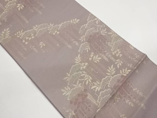 紗 松藤模様織り出し袋帯【中古】【着】【袋帯】 宗sou|お茶道具・着物 【宗 sou】
