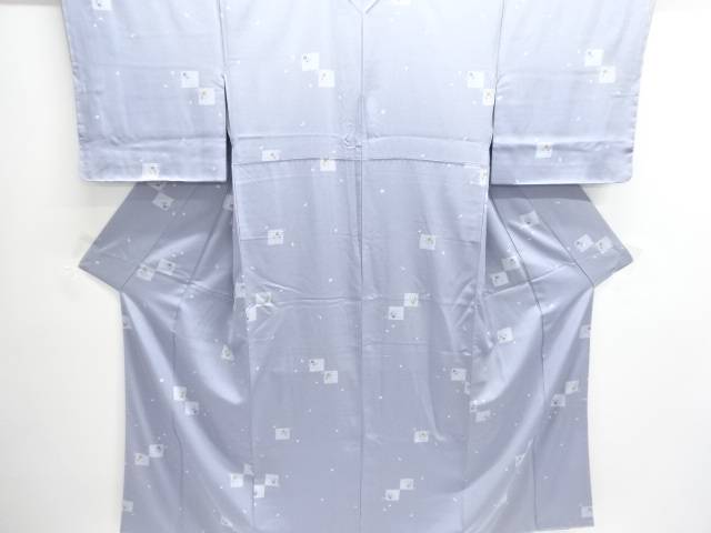 未使用品　仕立て上がり　色紙に瓢箪・桜模様小紋着物【着】【小紋】 宗sou｜お茶道具・着物　【宗 sou】