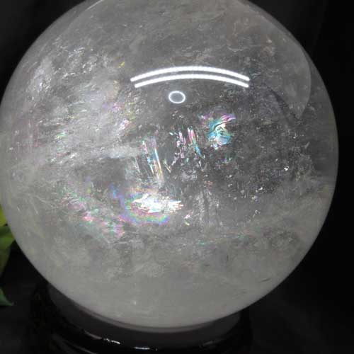 【天然石】水晶丸玉☆約14.6センチ☆4.4Kg☆浄化と癒し☆クリスタルボール☆台座サービス☆動画あり☆