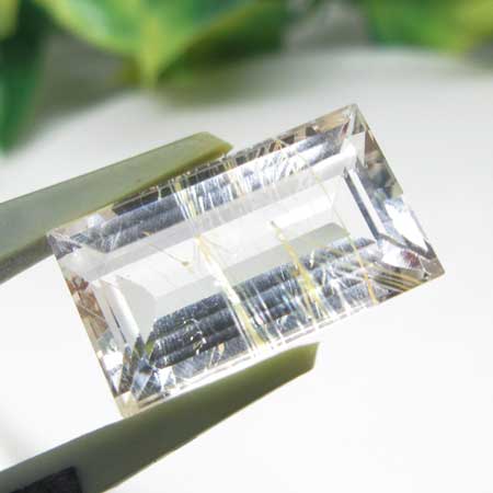【天然石】ニードルイントパーズ☆8.67ct☆ルース☆チューブ☆動画あり