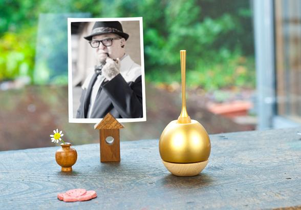 【仏具 仏壇】【おりん】【鈴】【仏具用品】 チェリン ウッド （CｈｅｒｉｎWｏｏｄ） シルバー / ゴールド