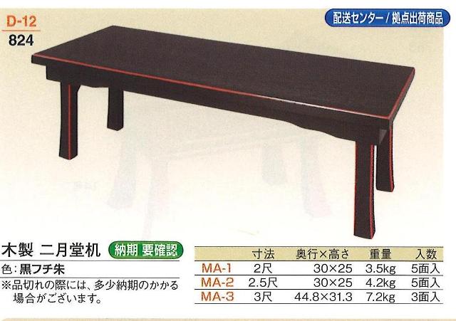 二月堂机 20号