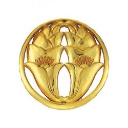 木製定紋月あかり杏葉 1.5尺 (約45珊)
