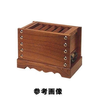 【寺院用品／賽銭箱】箱型賽銭箱 [欅製] 1.0尺｜創寿苑　店