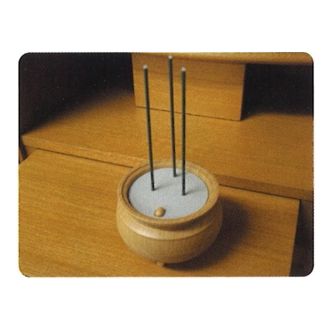 楽になることのお線香(三本立)・中(貯え蓄電池2個付) 肌理自然的