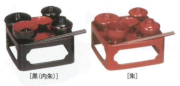 仏膳 黒（内朱）・朱 8.0寸｜創寿苑　店